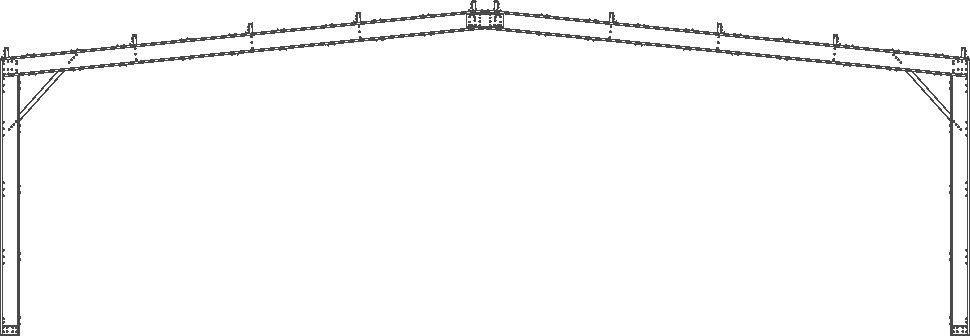 Jednovodni krov sa rešetkom